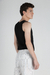 PANTALON APOLLO OFF WHITE AND BLUE - Cesco
