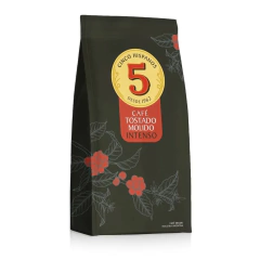 Cafe 5 Hispanos Tostado Molido Intenso 250 Gr