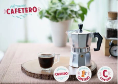 Imagen de Cafetera Volturno Glasse Negra Prensa Francesa 1l