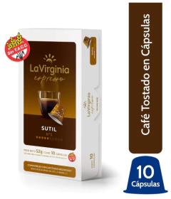 capsulas La Virgina Nespresso Sutil x10U