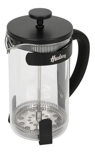 Cafetera Embolo Hudson Prensa Francesa Negra 800ml Para Cafe