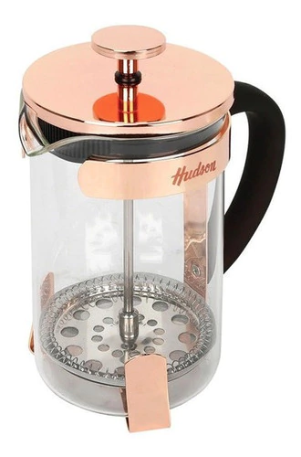 Cafetera Hudson Embolo Prensa Francesa Cobre 600ml Manual