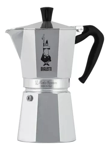 Cafetera Italiana Bialetti Moka Express 9 Tazas Para Cafe