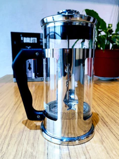 Cafetera Bialetti Preziosa 1l Manual Prensa Francesa Embolo - Almacen Cafetero