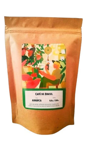 Cafe Tostado Brasil Natural X 500 Gramos Almacen Cafetero