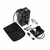 KIT ACADÊMICO TOTAL BLACK COM BOLSA ERGONÔMICA PRETA PA MED
