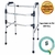 ANDADOR 3 BARRAS ARTICULADO ATÉ 150KG COR BRILHO SEQUENCIAL - comprar online