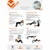 BOLA SUÍÇA PARA PILATES E YOGA GYM BALL COM BOMBA 65CM VOLLO - comprar online