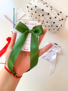 Moño Colegial Verde