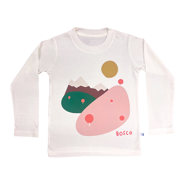 Remera TIELI M/L EST Montaña