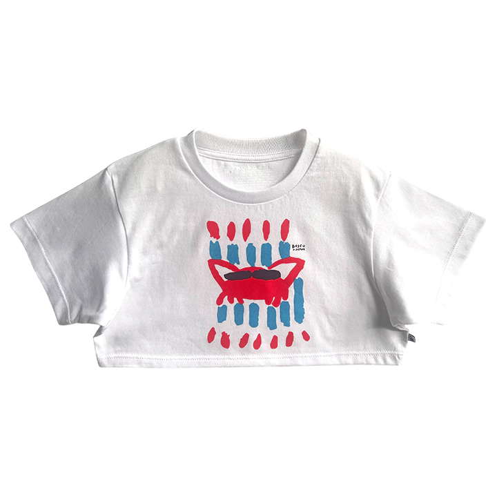 Remera corta PUP UN CANGREJO