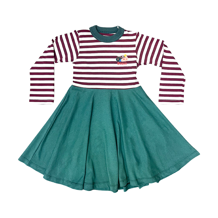 Vestido jersey rayado "DIANA M/L RAY"