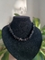 Choker escallas Obsidiana Negra