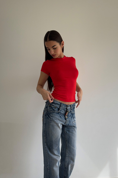 Baby Tee Slim Roja