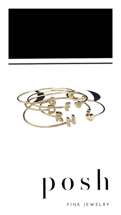 Pulsera Letter And Heart