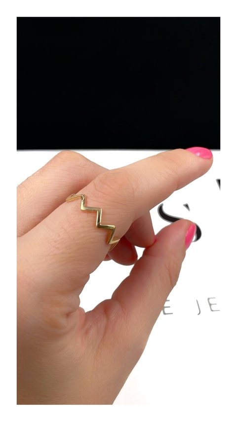Anillo Zig Zag