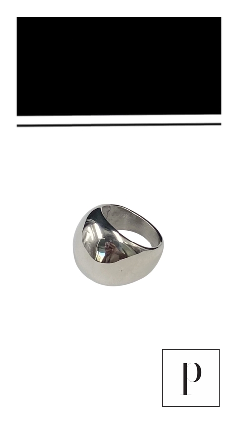 Anillo Button Acero