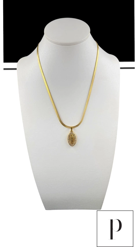 Collar Virgen Acero - comprar online