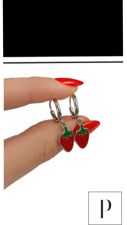 Argolla Sasha Strawberry Acero - comprar online