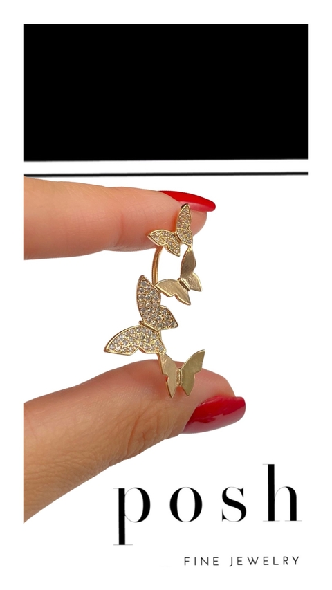 Ear Cuff Mariposas