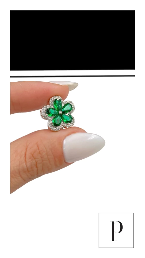 Dije Click Flor Magnolia Green - comprar online