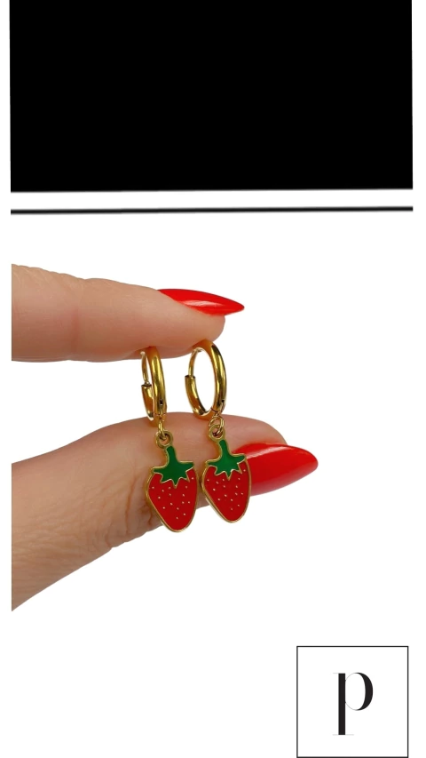 Argolla Sasha Strawberry Acero - comprar online