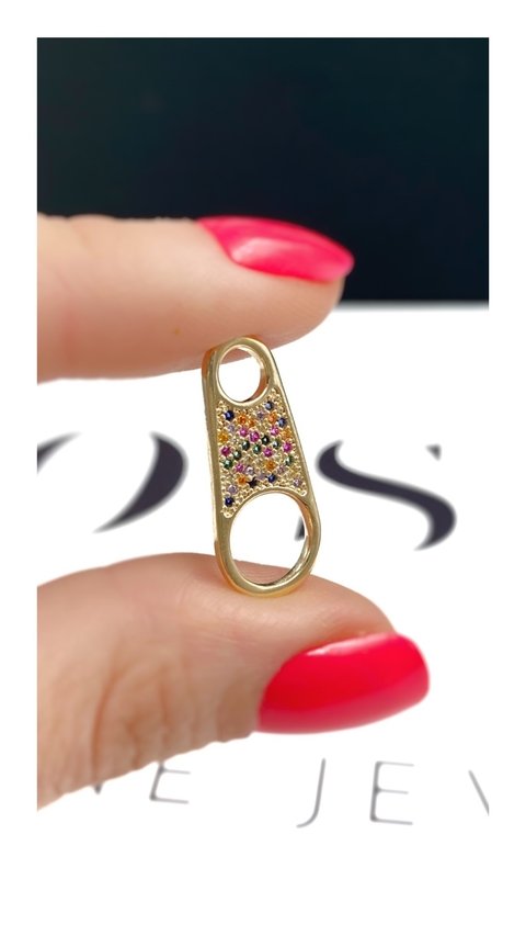 Dije Zipper Shine Color