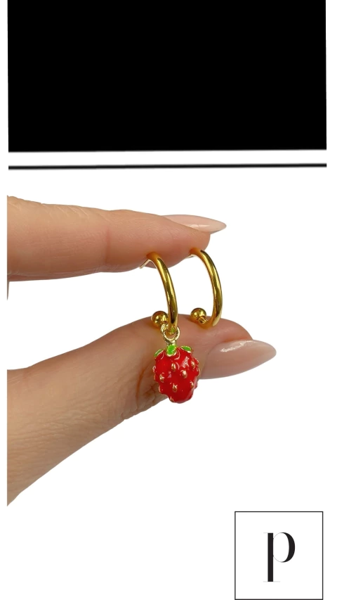 Argolla Strawberry Acero - comprar online