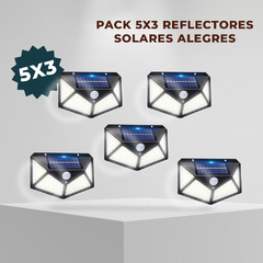 PACK 5X3 Reflectores Solares Alegres® - comprar online