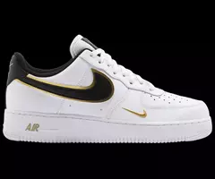 AIR FORCE 1 07 LV8 METALLIC SWOOSH PACK GOLD