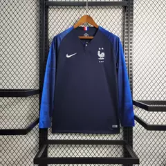 Camisa França Home 2018 Retrô Copa do Mundo - Manga Longa