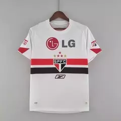 Camisa Tricolor Home Retrô 2006/07 Torcedor Reebok Masculino - Branco