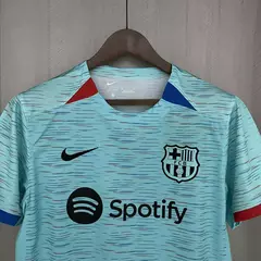 Camisa Barcelona Third 23/24 - Torcedor Nike Masculino - Azul - comprar online