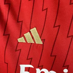 Camisa Arsenal Home 23/24 - Torcedor Adidas Feminina - Vermelho - GOATshopping - Camisas de times