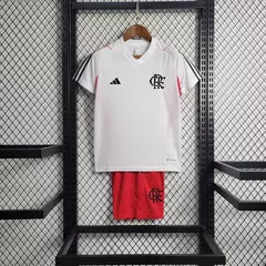 conjunto-infantil-flamengo-treino-branco-branca-vermelho-vermelha-adidas-torcedor-masculino-2023-2024-gola-redonda-1.webp