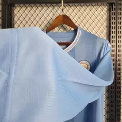 Camisa Manchester City Manga Longa Home 23/24 - Torcedor Puma Masculino - Azul na internet