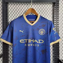 Camisa Manchester City Especial 23/24 Torcedor Puma Masculina - Azul - GOATshopping - Camisas de times