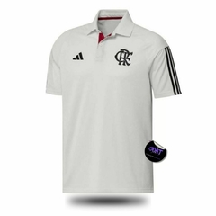 Camisa Flamengo Comissão Técnica 23/24 Torcedor Adidas Masculina - Branco
