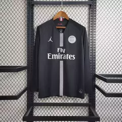 Camisa Retro PSG Third Kit Jordan 2018-19 Manga Longa