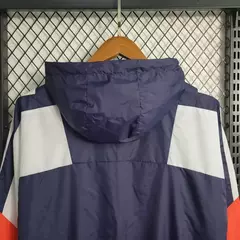 Corta Vento Adidas Masculino - Azul e Laranja