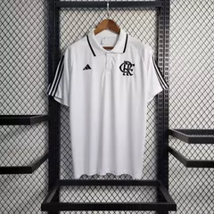 Camisa Polo Flamengo Treino 23/24 Adidas - Branca - comprar online