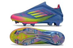 Imagem do Chuteira Campo Adidas F50 League - Azul+Verde