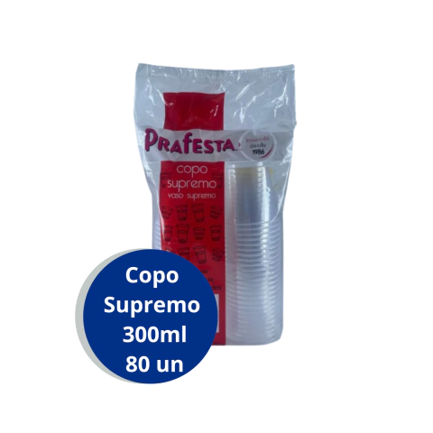 Copo Supremo da Felicidade 300 ml com 80 un