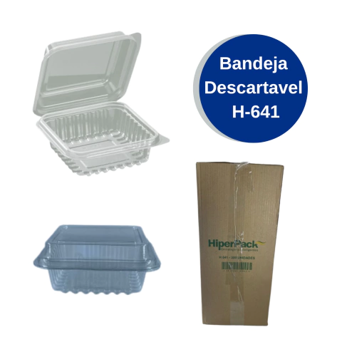Bandeja Descartavel H-641 Cx C/300