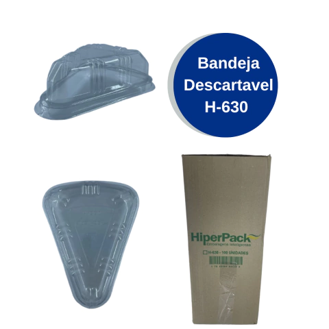 Bandeja Descartavel H-630 Cx C/100
