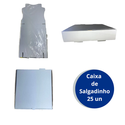 Caixa de Salgadinho Fd com 25 un