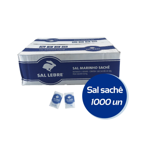 Caixa De Sal em Sachê C/1000