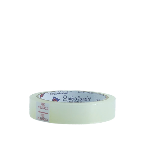 Fita Adesiva Transparente com 13 Rolos 19mm x 50m Embalando