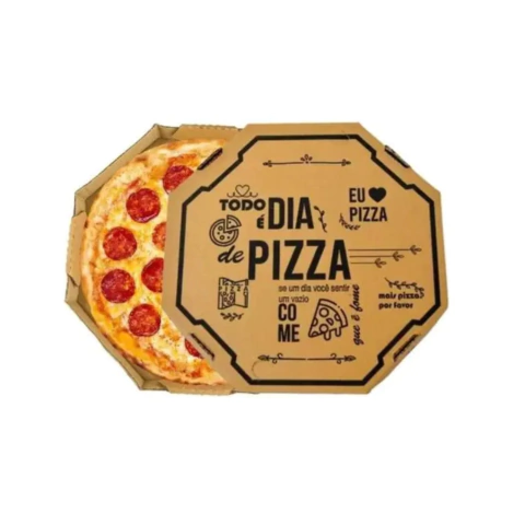 Caixa de Pizza Oitavada Papelão 30 cm com 25 un - comprar online