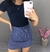 Short saia risca de giz - comprar online